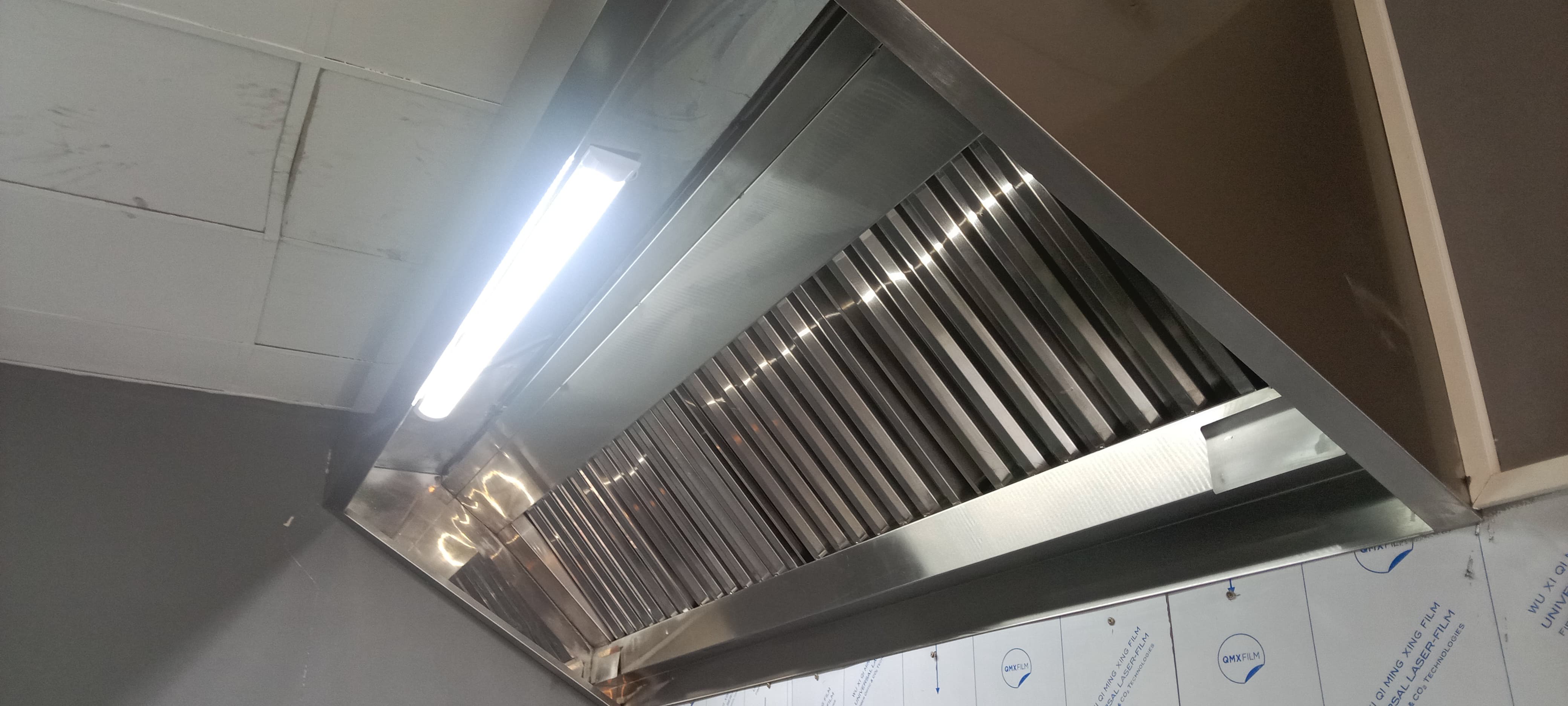 Custom stainless steel kitchen fabrication
