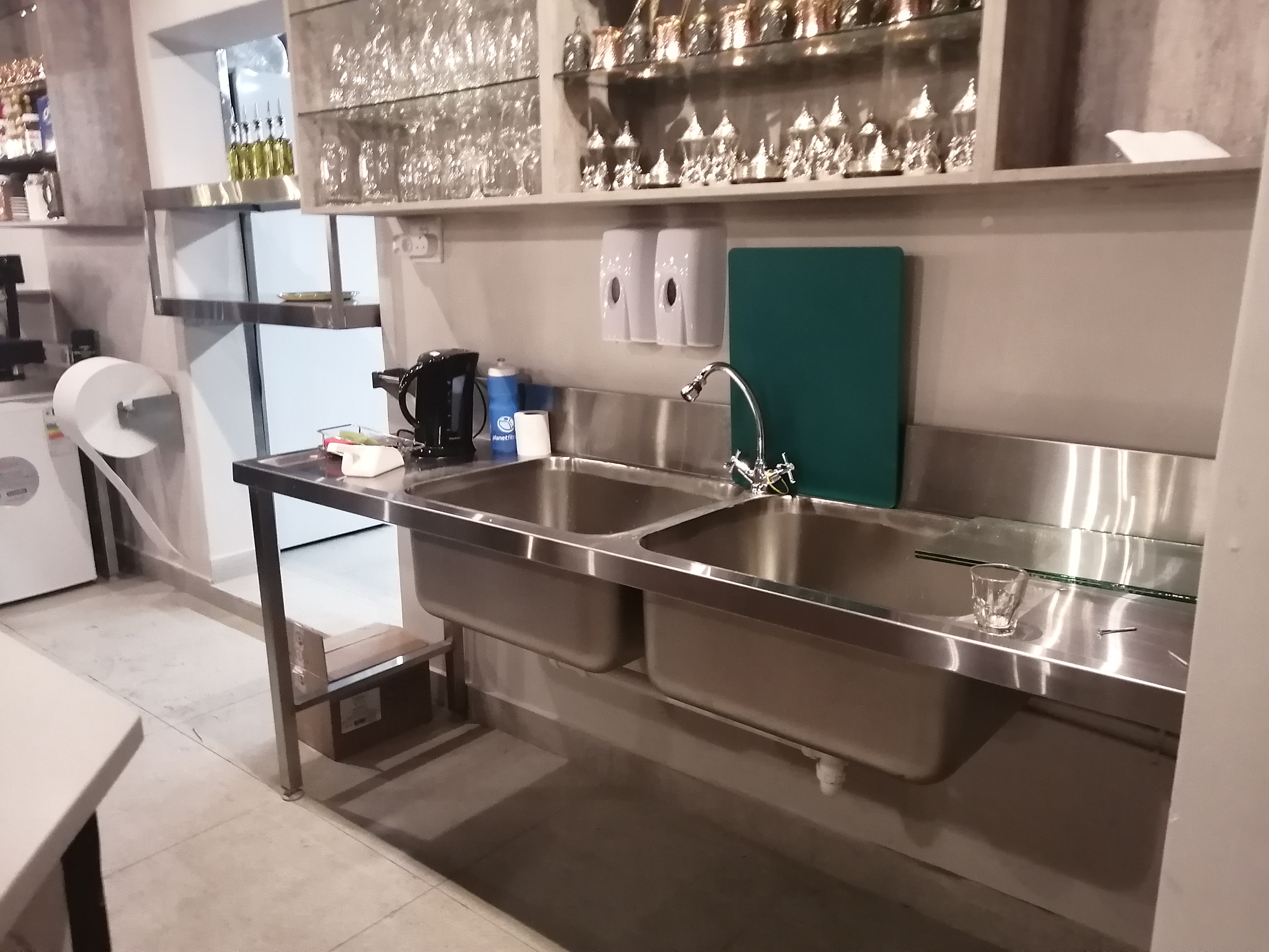 Custom stainless steel kitchen fabrication