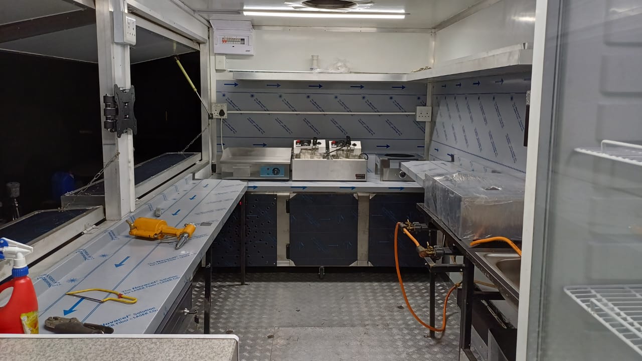 Custom stainless steel kitchen fabrication