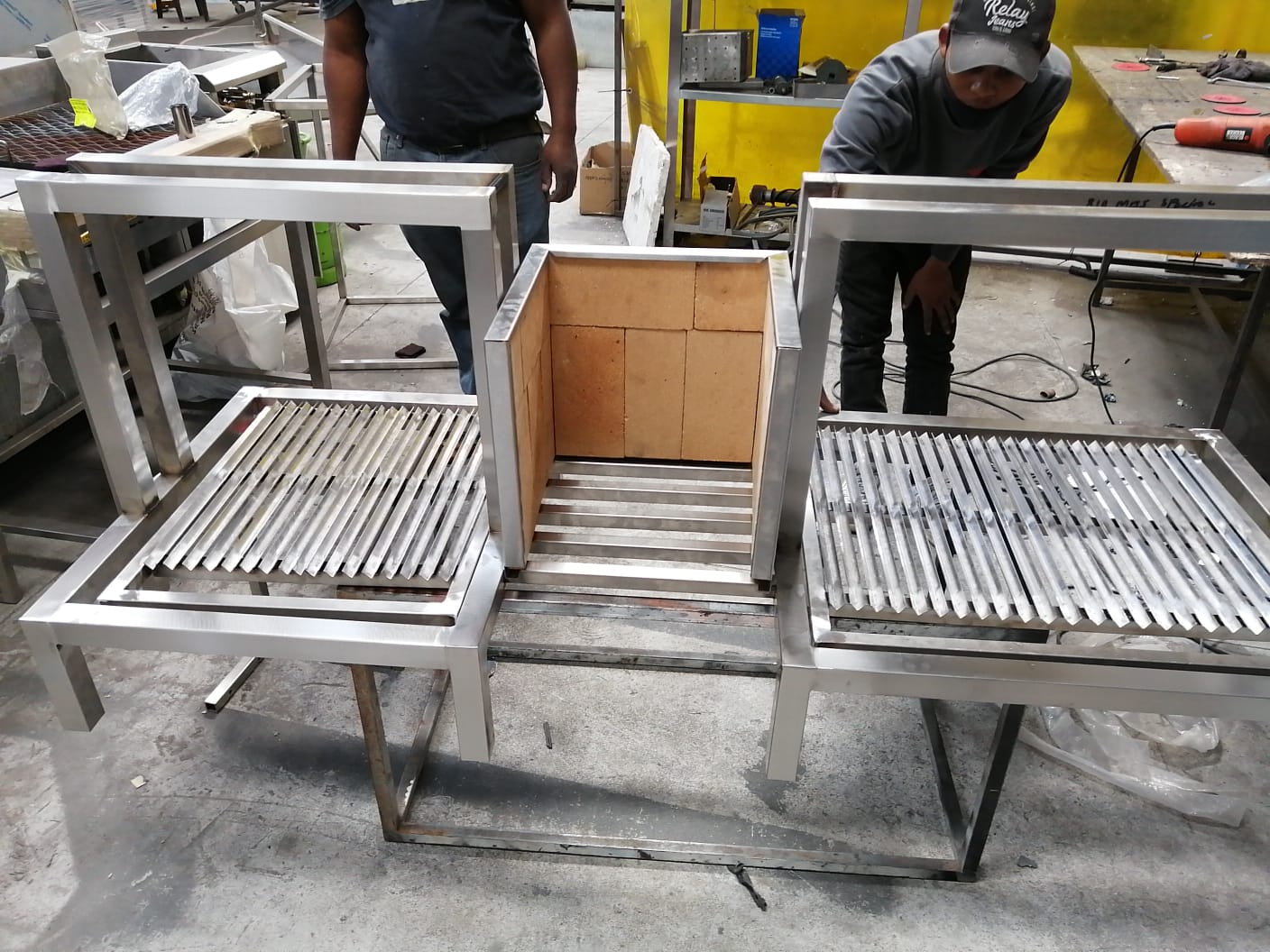 Custom fabricated braai and metalwork
