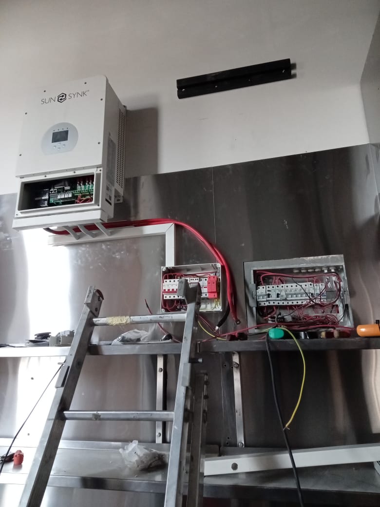 Custom stainless steel kitchen fabrication