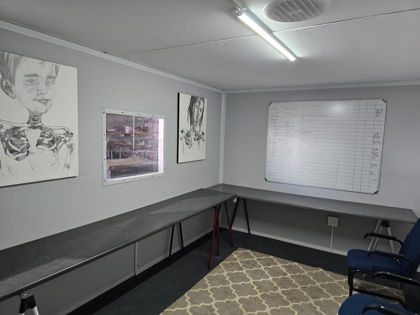 Modular building and fitted interior