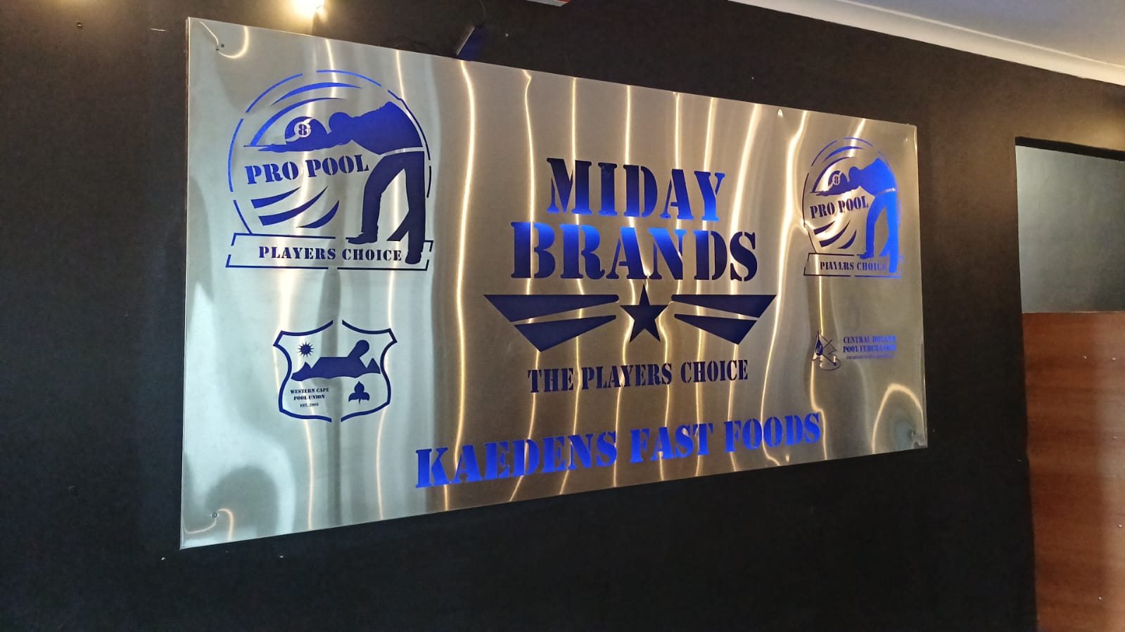 Laser-cut metalwork, signage and enclosure
