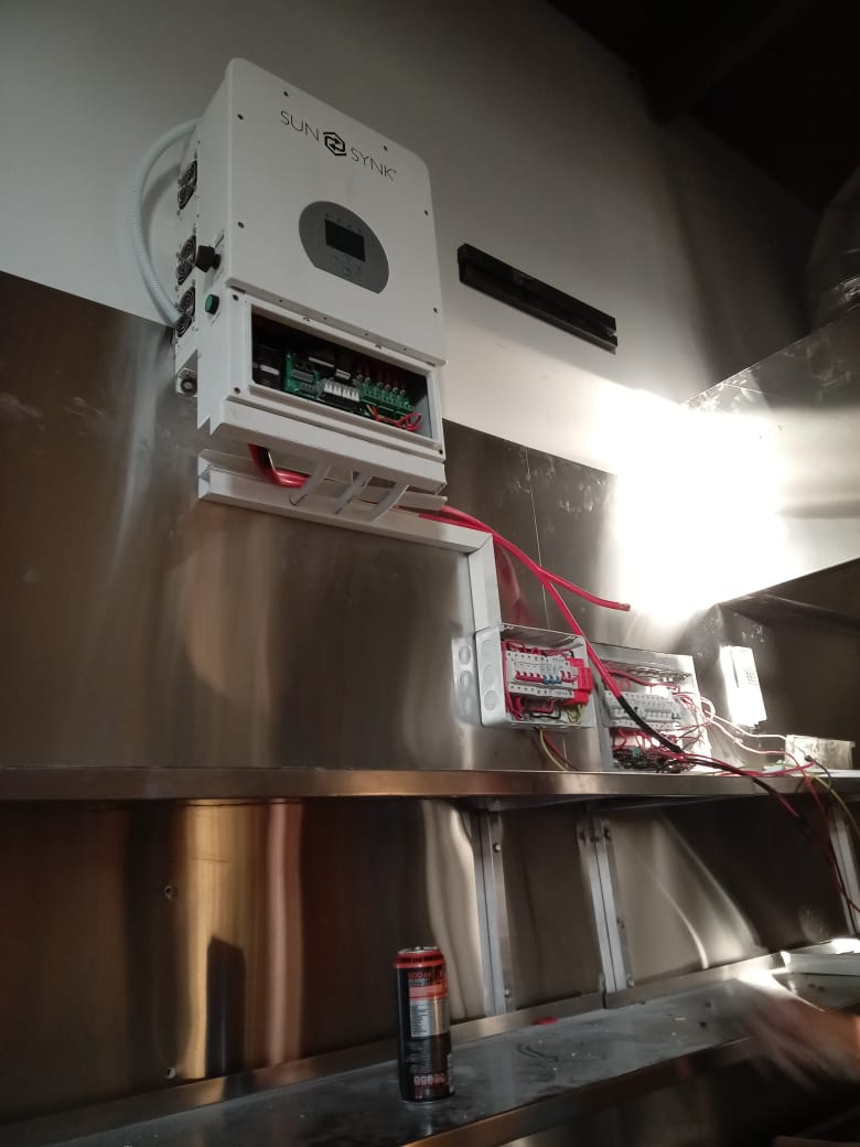Custom stainless steel kitchen fabrication