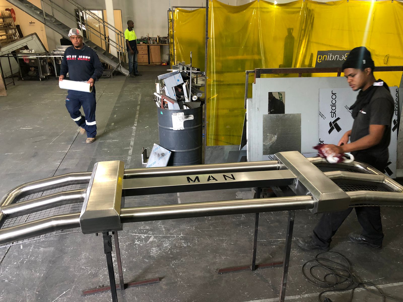 Custom fabricated braai and metalwork
