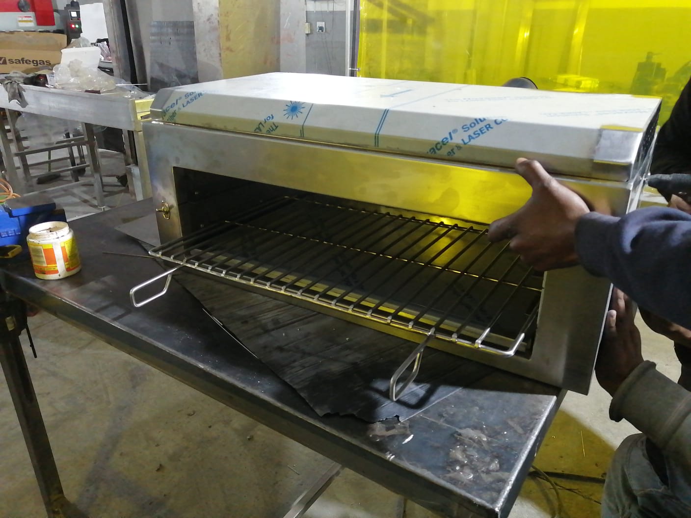 Custom fabricated braai and metalwork