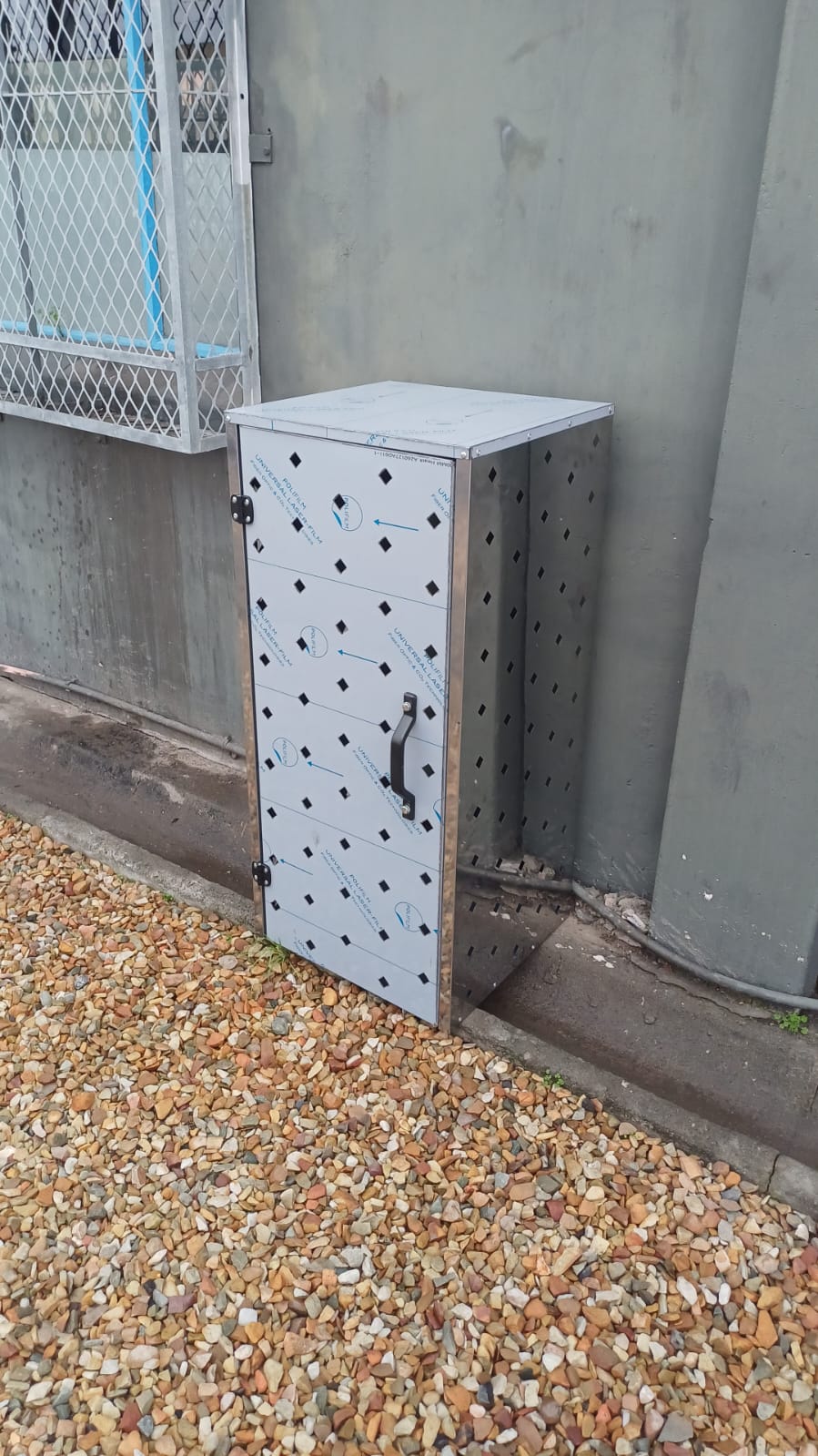 Laser-cut metalwork, signage and enclosure
