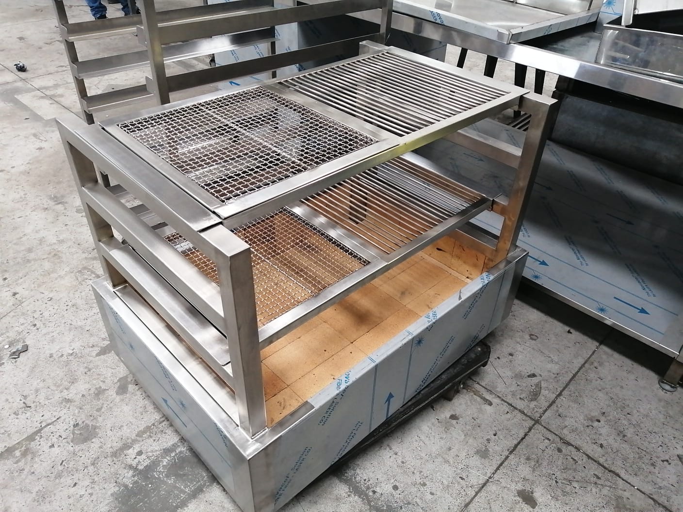 Custom fabricated braai and metalwork
