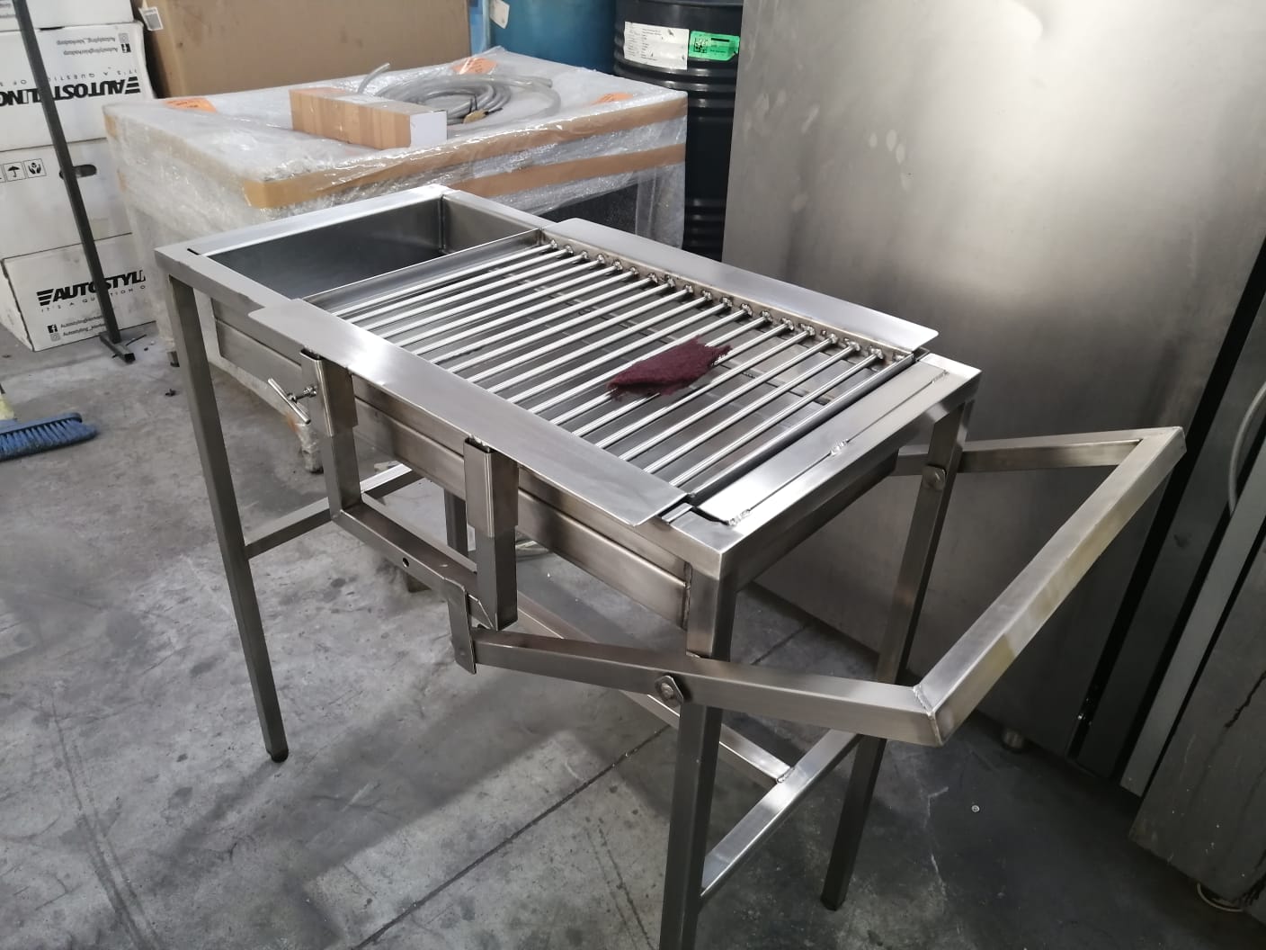 Custom fabricated braai and metalwork